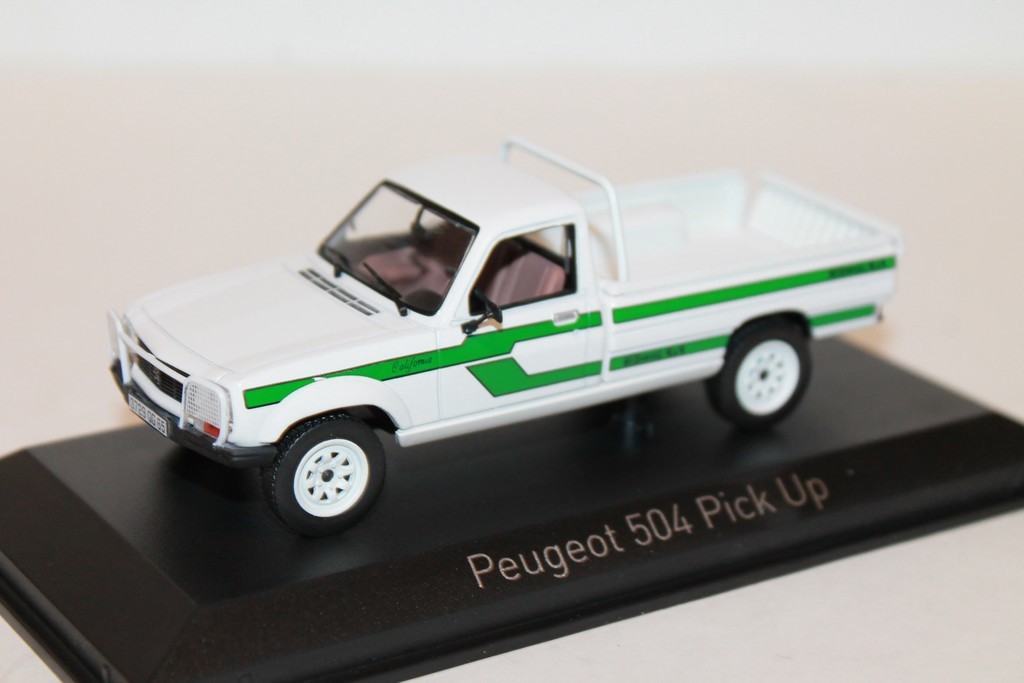 PEUGEOT 504 PICK UP 4X4 DANGEL 1985 WHITE NOREV 1 43