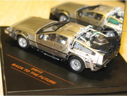 DMC DE LOREAN RETOUR VERS LE FUTUR VITESSE 1/43°