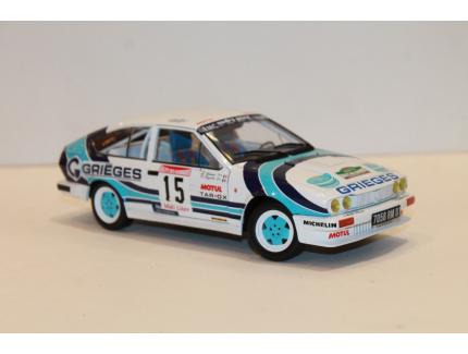 ALFA ROMEO GTV6 N°15 RALLYE DES GUARRIGUES 1985 SOLIDO 1/18°