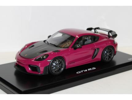 Porsche 718 Cayman GT4 RS  2022 RUBY- SPARK 1/18