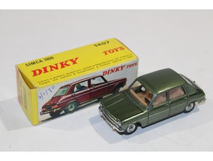 SIMCA 1100 VERT METAL 1972 DINKY TOYS 1/43°