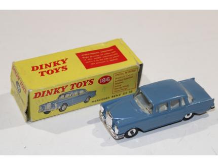 MERCEDES-BENZ 220 SE BLEU 1965 DINKY TOYS 1/43°