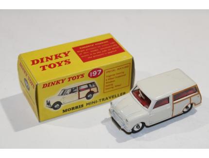 MORRIS MINI-TRAVELLER BLANC 1960 DINKY TOYS 1/43°