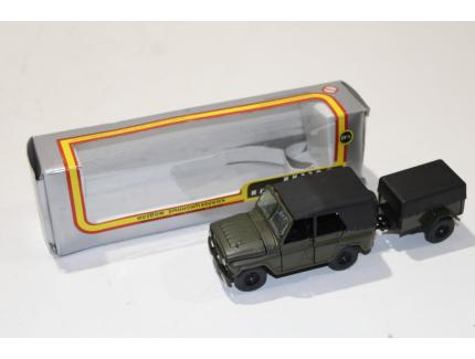 UAZ 469 AVEC REMORQUE 1980 NOVOEXPORT 1/43°