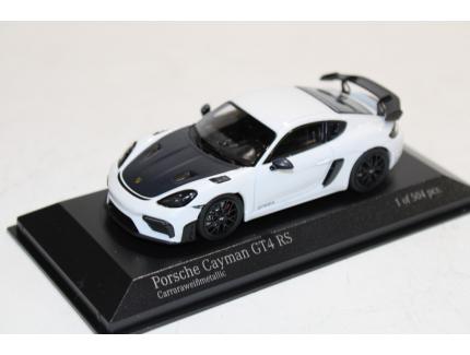 PORSCHE CAYMAN GT4 RS BLANC MINICHAMPS 1/43°