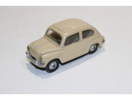 FIAT 600 BEIGE 1965 NOREV 1/43°