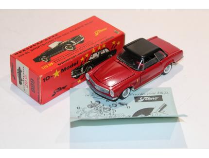 MERCEDES-BENZ 230 SL ROUGE 1963 TEKNO 1/43°