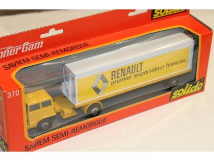 SAVIEM SEMI REMORQUE RENAULT SOLIDO TONER GAM 1/55°