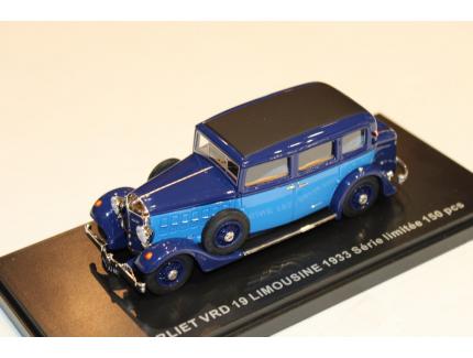 BERLIET VRD 19 LIMOUSINE 1933 MINIATURES LYON 1/43°