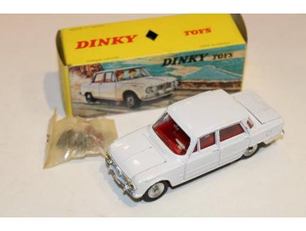 ALFA ROMEO GIULIA 1600 TI BLANCHE DINKY TOYS 1/43°