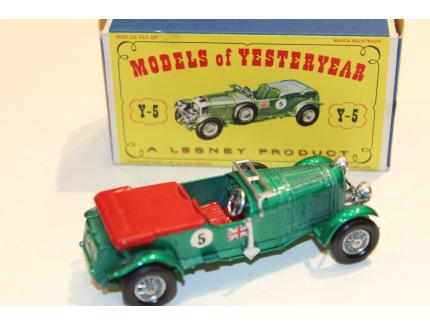 BENTLEY 4 LITRE 1929 NEW MODEL MATCHBOX 1/43°