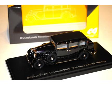 BERLIET VRD 19 LIMOUSINE (avant restauration) 1933 MINIATURES LYON 1/43°