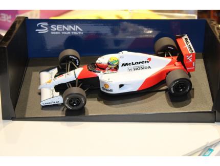 McLAREN FORD MP4/6 AYRON SENNA WORLD CHAMPION 1991 MINICHAMPS 1/18