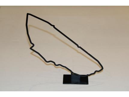 TRACE CIRCUIT OF 24H BLACK STEEL ON STAND H23CM