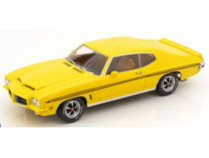 PONTIAC LEMANS GTO 1972 JAUNE KKSCALE 1/18°