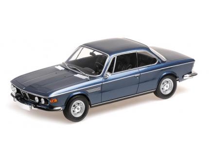 BMW 2800 CS 1968 BLUE MINICHAMPS 1/18°