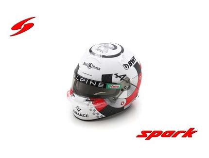 CASQUE ESTEBAN OCON ALPINE F1 BELGIAN GP 2023 SPARK 1/5°