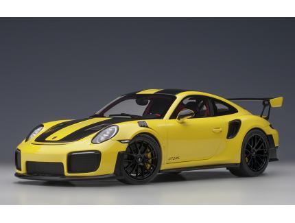 PORSCHE 911 GT2 RS JAUNE AUTOART 1/18°