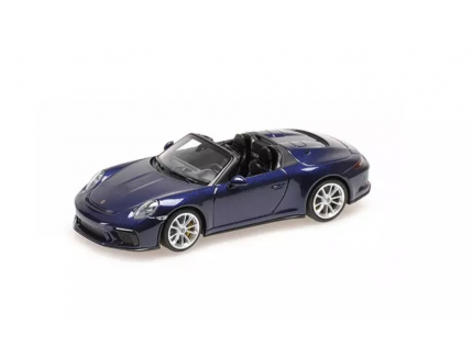 PORSCHE 911 SPEEDSTER BLUE 2019 MINICHAMPS 1/43°