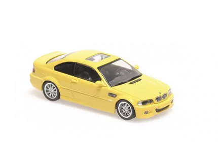 BMW M3 COUPE (E46) YELLOW 2001 MAXICHAMPS 1/43°