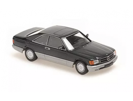 MERCEDES-BENZ 560 SEC BLACK 1986 MAXICHAMPS 1/43°