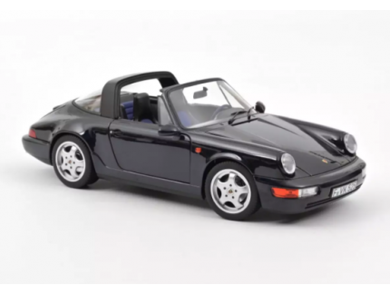 PORSCHE 911 CARRERA 4 TARGA 1991 BLEU NOREV 1/18°