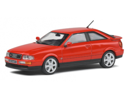 AUDI COUPE S2 LAZER RED 1992 SOLIDO 1/43°