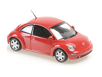 VOLKSWAGEN NEW BEETLE ROUGE MAXICHAMPS 1/43°