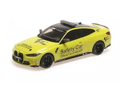 BMW M4 2020 SAFETY CAR MOTO GP JAUNE MINICHAMPS 1/18°