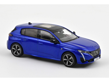 PEUGEOT 308 GT 2021 VERTIGO BLUE - NOREV 1/43