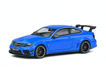 MERCEDES-BENZ C63 AMG BLACK SERIES LIGHT FRENCH BLUE 2012 - SOLIDO 1/43