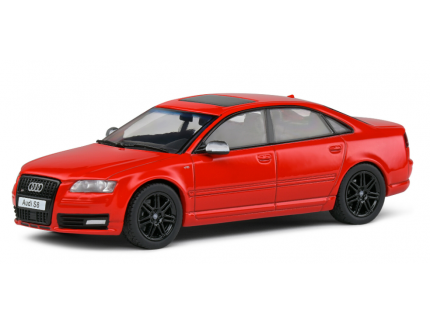 AUDI S8 D3 5.2L-V10 ROUGE SOLIDO 1/43°