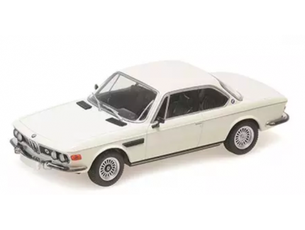 BMW 3,0 CS 1969 WHITE - MINICHAMPS 1/43