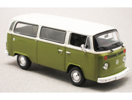 VOLKSWAGEN T2 BUS BLANC/VERT MAXICHAMPS 1/43°