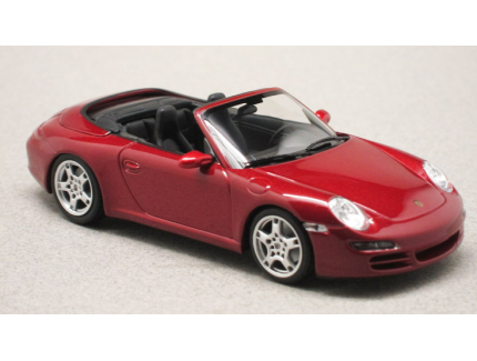 PORSCHE 911 997 CARRERA S CABRIOLET ROUGE MAXICHAMPS 1/43°