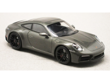 PORSCHE 911 992 CARRERA 4 GTS GRIS-VERT AVENTURE MINICHAMPS 1/43°