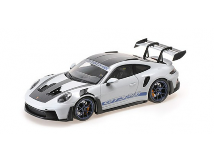 PORSCHE 911 992 GT3 RS WEISSACH GRIS MINICHAMPS 1/18°