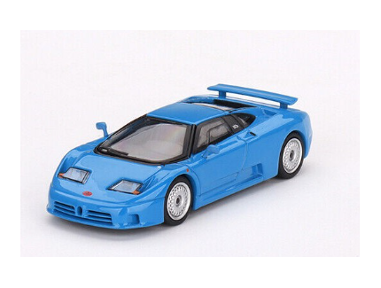 BUGATTI EB110 1993 BLUE MINI GT 1/64