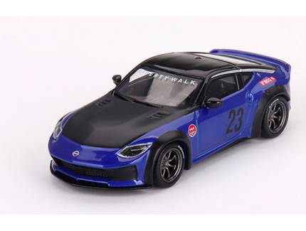 NISSAN Z400 LB NATION WORKS 2024 Blue LHD - MINI GT 1/64