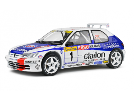 PEUGEOT 306 MAXI MONTECARLO 1996 DELECOUR SOLIDO 1/18°