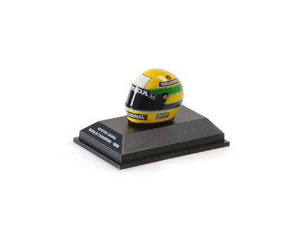 Casque Ayrton Senna World Champion1988 Minichamps 1/8°