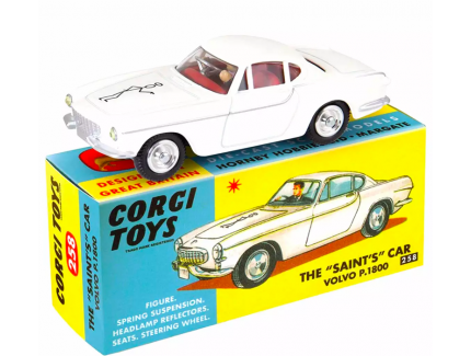 REEDITION : Volvo P 1800 1961 La voiture du Saint (Série TV) - n°258 - corgi 1/43