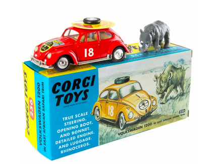 REEDITION : VW Coccinelle Safari en Afrique de l'Est n°256 - CORGI 1/43