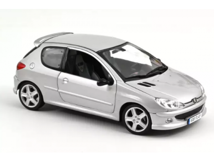 PEUGEOT 206 RC GRISE 2003 NOREV 1/18°