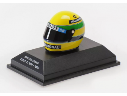 Casque Ayrton Senna First F1 win 1985 Minichamps 1/8°