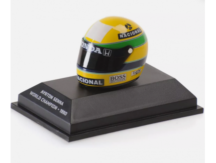 Casque Ayrton Senna World Champion 1990 Minichamps 1/8°