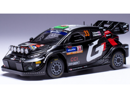 TOYOTA GR YARIS RALLY1 HYBRID N°33 SUEDE 2024 IXO 1/18°