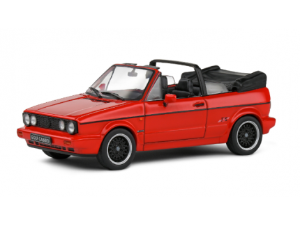 VW GOLF 1 CABRIOLET ROUGE 1984 SOLIDO 1/43°