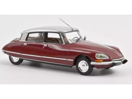 CITROEN DS 23 PALLAS 1972 RED AND SILVER NOREV 1/43°