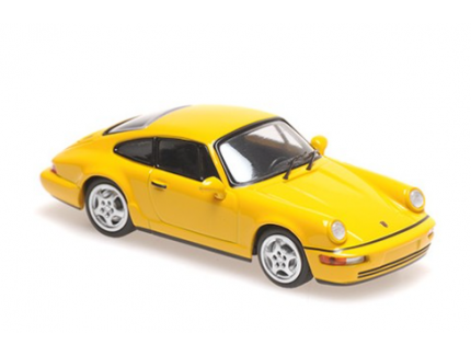 PORSCHE 911 (964) CARRERA 2 1989 YELLOW MINICHAMPS 1/43